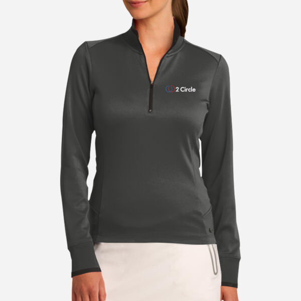 Nike Ladies Dri FIT 1/2 Zip Cover Up Thumbnail