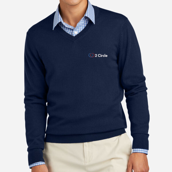 Brooks Brothers Washable Merino V Neck Sweater Thumbnail