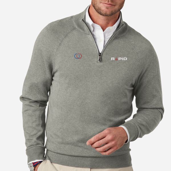 Brooks Brothers® Cotton Stretch 1/4-Zip Sweater Thumbnail