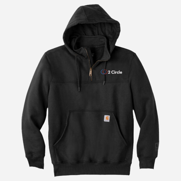 Carhartt® Rain Defender® Paxton Heavyweight Hooded Zip Mock Sweatshirt Thumbnail